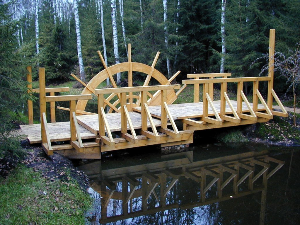 Мостик - элемент ландшафтного дизайна