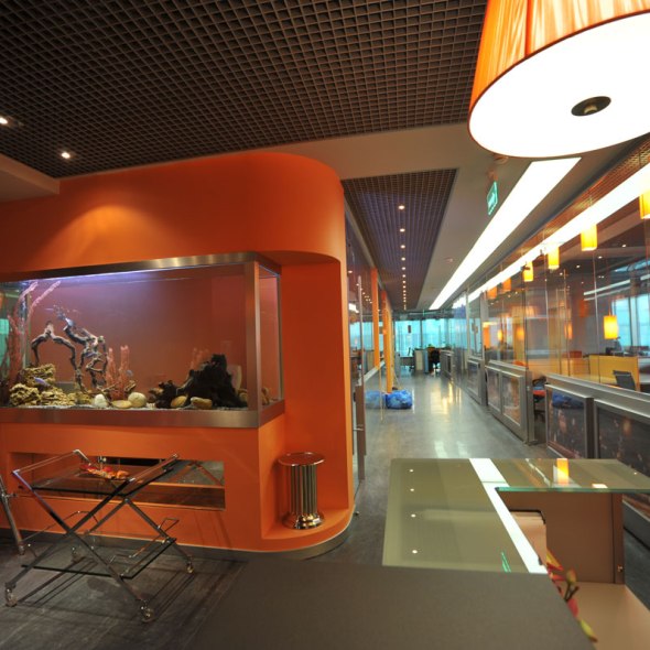 Офис в стиле «хай-тек» (hi-tech) в деловом центре Москва – Сити