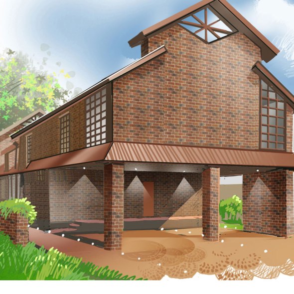 Дом в голландском стиле. Проект