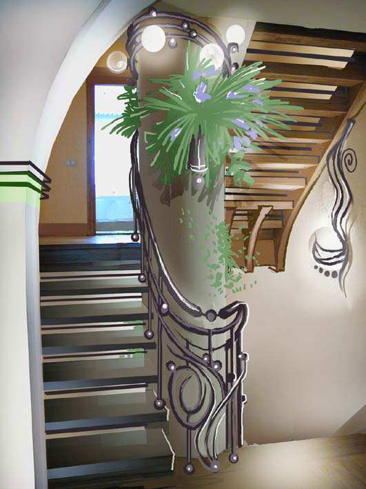 Дизайн интерьера особняка "Новая Голландия"